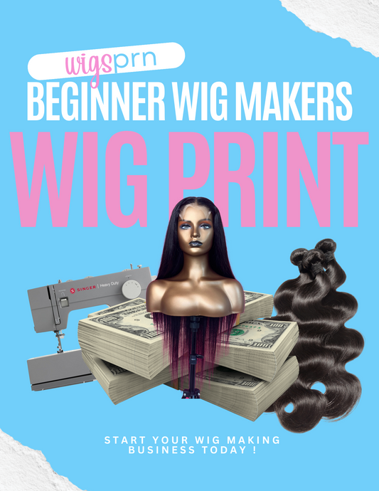 Beginner Wig Makers Wig Print